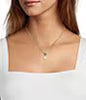 KENDRA SCOTT Daphne Crystal Frame Short Pendant Necklace