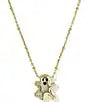 KENDRA SCOTT Glow In The Dark Ghost Short Pendant Necklace