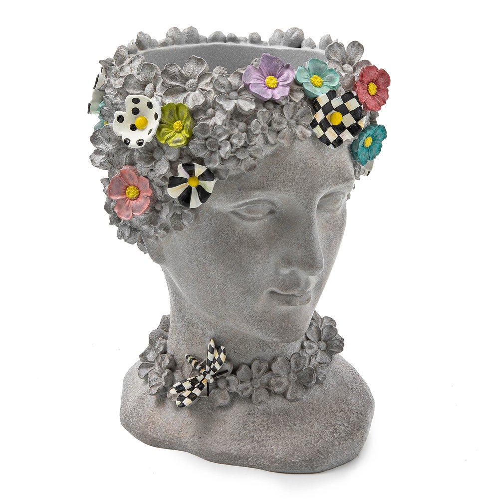 MacKenzie-Childs Maia Small Bust Planter