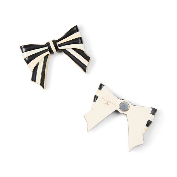 Courtly Bow Magnets, Set of 2