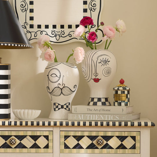 MacKenzie-Childs Lady Head Vase