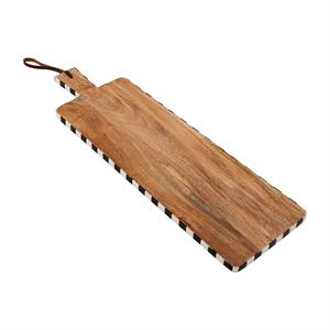 Rectangle Checkered Edge Paddle Board