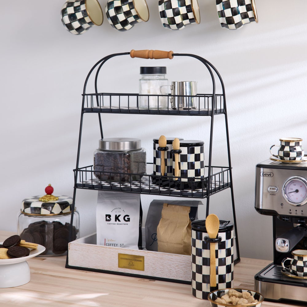 MacKenzie-Childs Farmhosue Tiered Stand