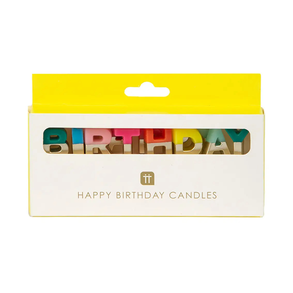 Rainbow Happy Birthday Candles | Cake Candle