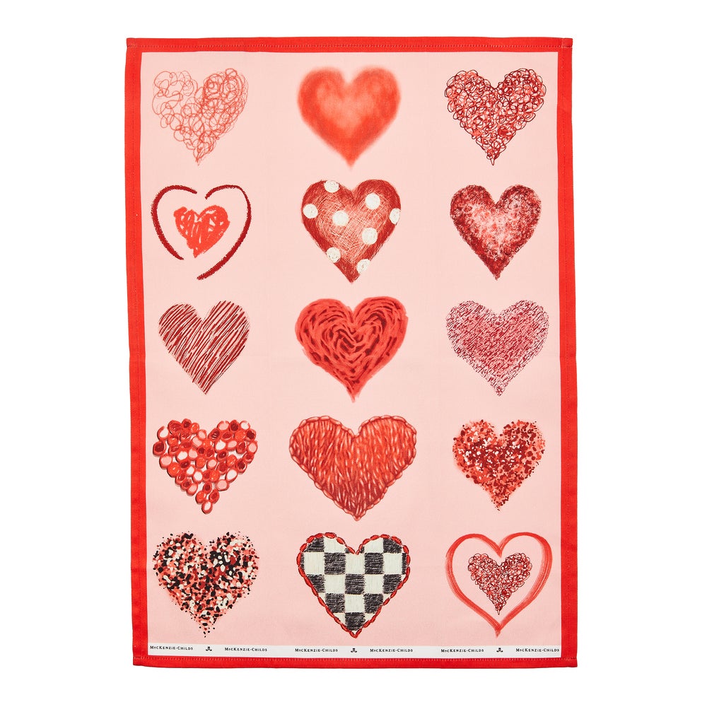 MacKenzie-Childs Heart Dish Towel