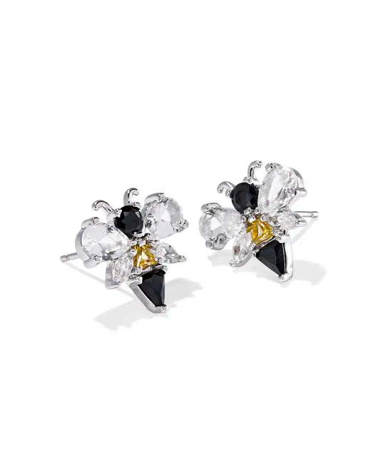 KENDRA SCOTT Bee Silver Stud Earrings