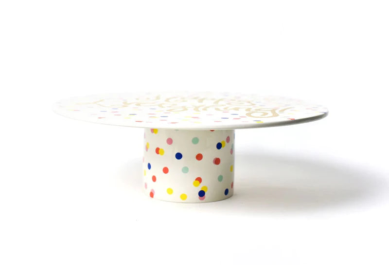 Happy Dot 14" Happy Everything! Cake Stand