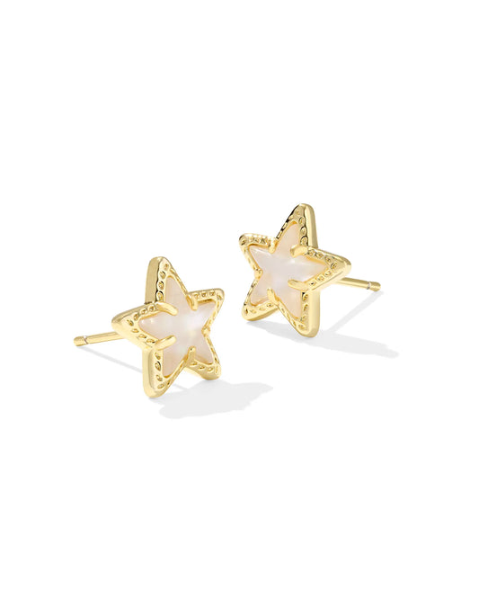 KENDRA SCOTT Cassidy Gold Stud Earrings