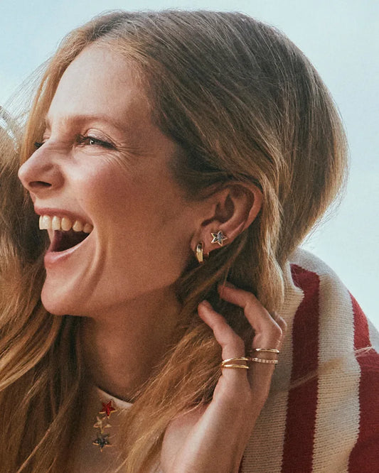 KENDRA SCOTT Cassidy Gold Stud Earrings