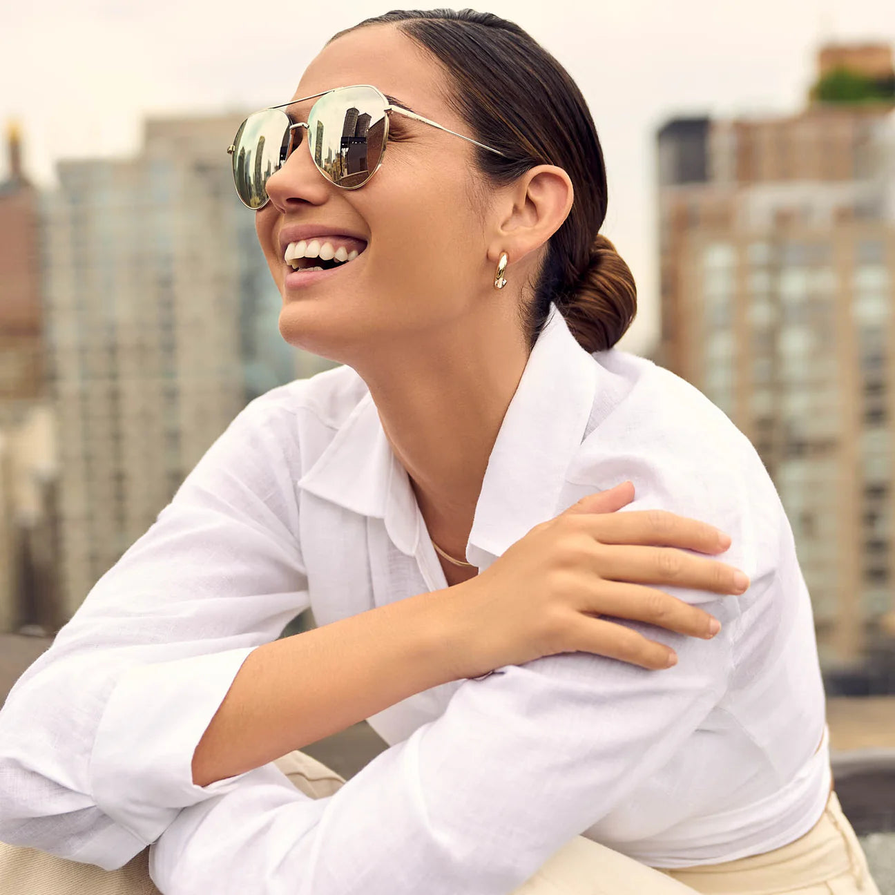 DIFF EYEWEAR DASH AVIATOR