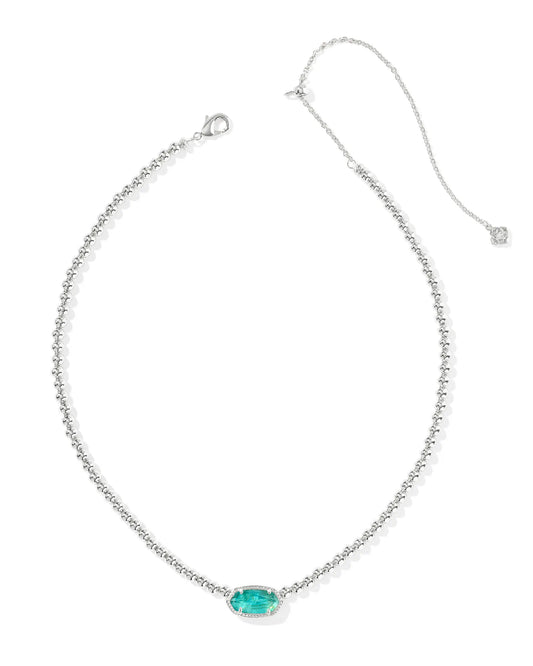 KENDRA SCOTT Elisa Silver Beaded Necklace