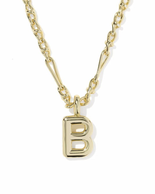 Bubble Letter B Necklace Kendra Scott