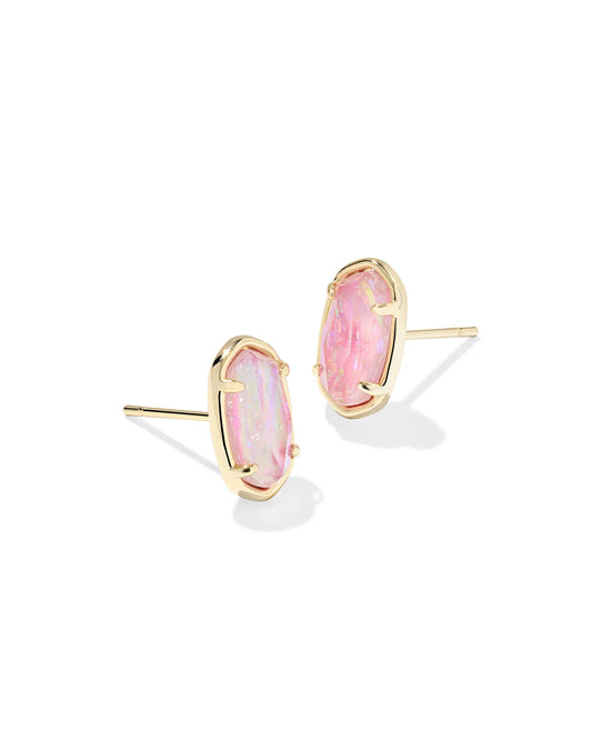 KENDRA SCOTT Grayson Gold Stone Stud Earrings