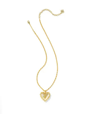 KENDRA SCOTT Mallory Rose Gold Locket Short Pendant Necklace