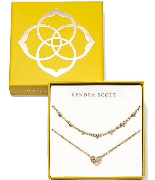 KENDRA SCOTT Ari and Haven Heart Necklace Gift Set