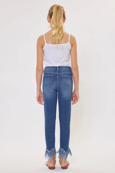 High Rise Ankle Skinny