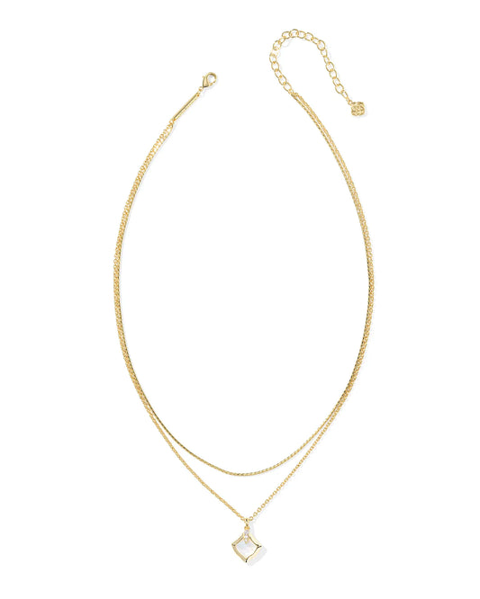 KENDRA SCOTT Joelle Gold Multi Strand Necklace