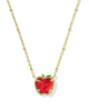 Apple Gold Short Pendant Necklace