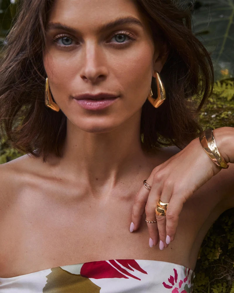 KENDRA SCOTT Kaia Gold Hoop Earrings