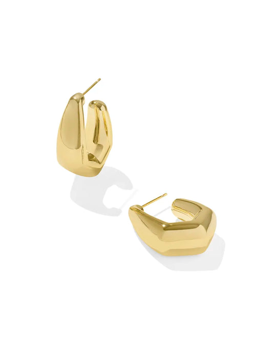 KENDRA SCOTT Kaia Small Gold Hoop Earrings