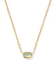 Mini Elisa Gold Satellite Short Pendant Necklace