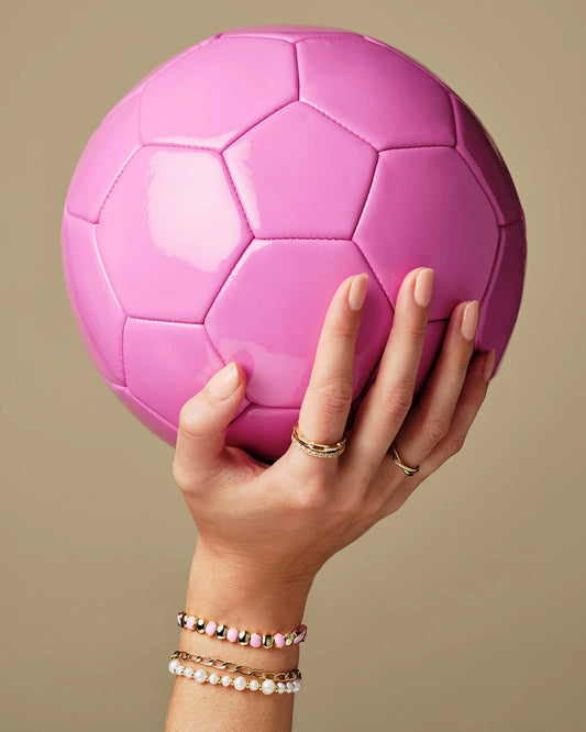 KENDRA SCOTT Daphne Enamel Gold Stretch Bracelet