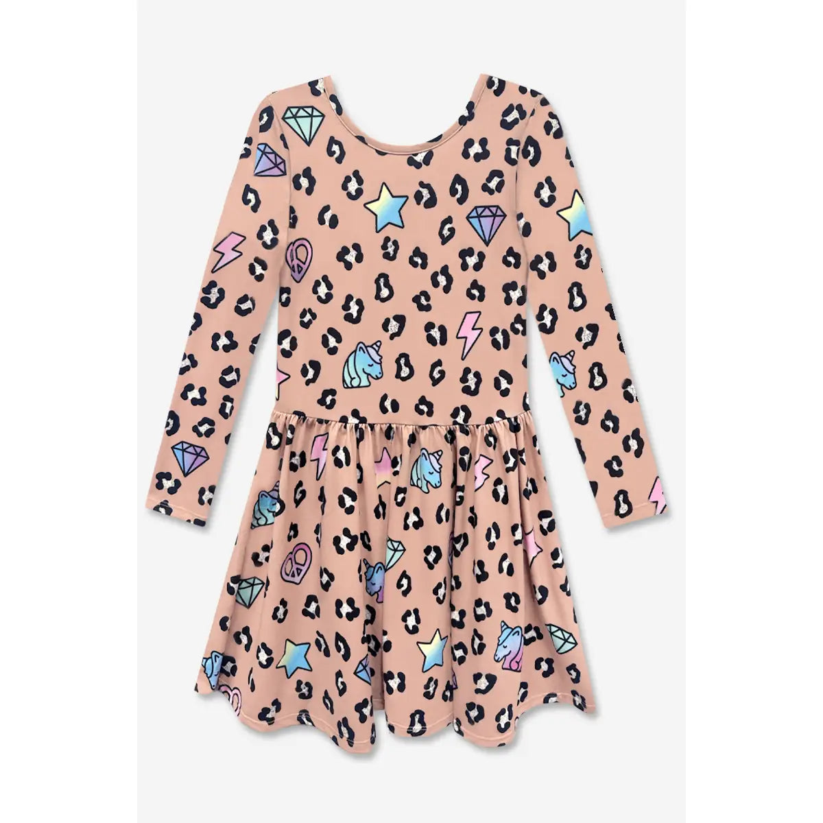 Simply Soft Long Sleeve Be Happy Dress