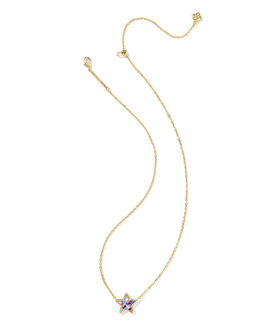 KENDRA SCOTT Cassidy Gold Short Pendant Necklace