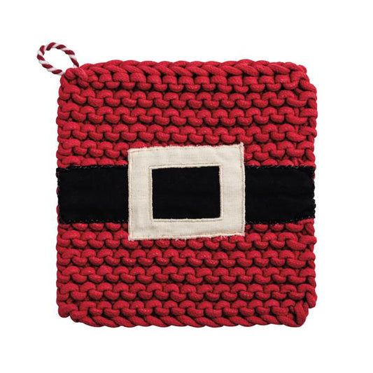 MUDPIE SANTA BELT XMAS POTHOLDER