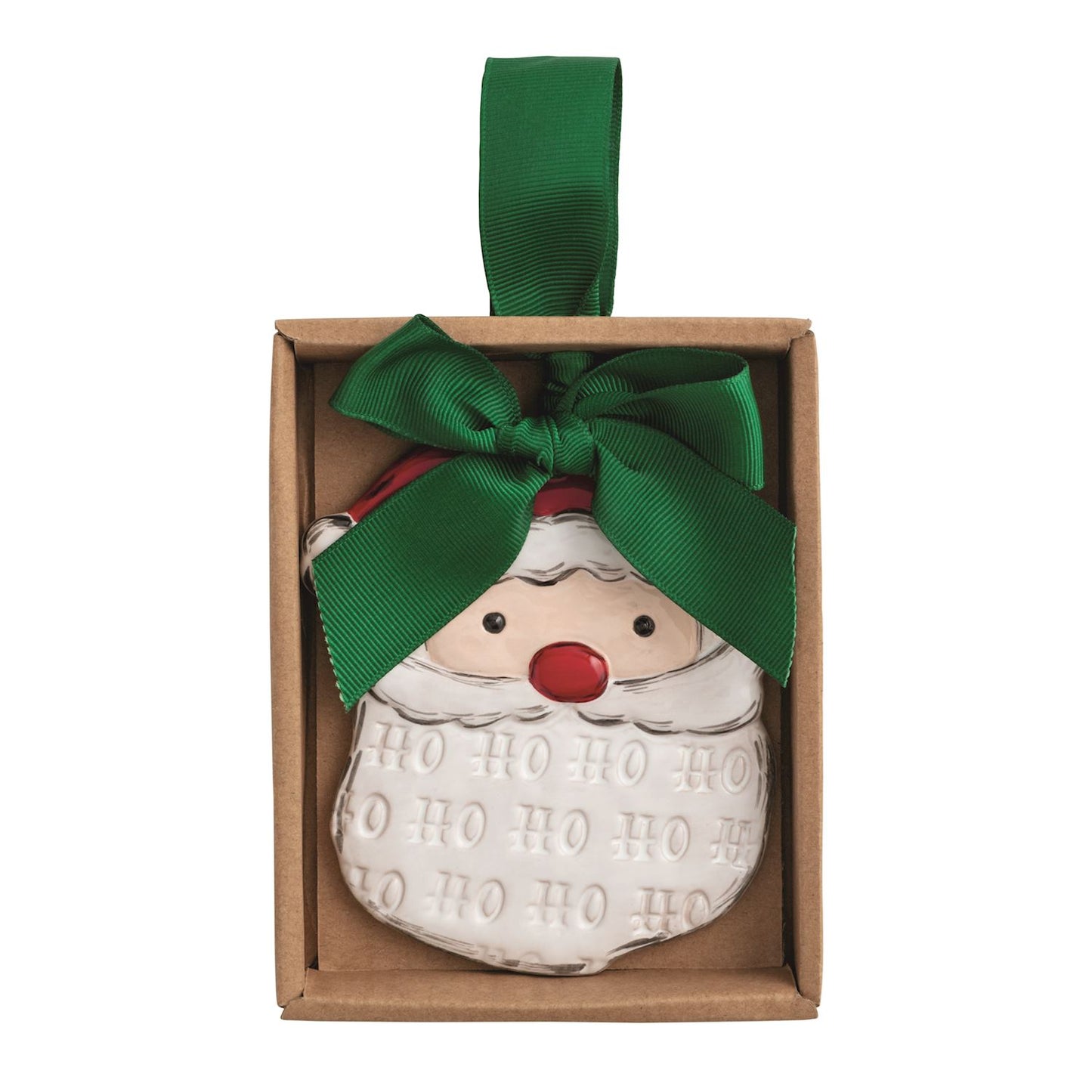 MUDPIE SANTA XMAS STAMPED ORNAMENT