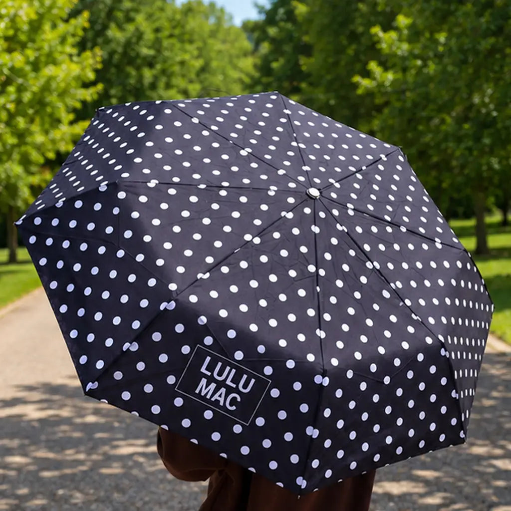 Umbrella Black w/ White Dot