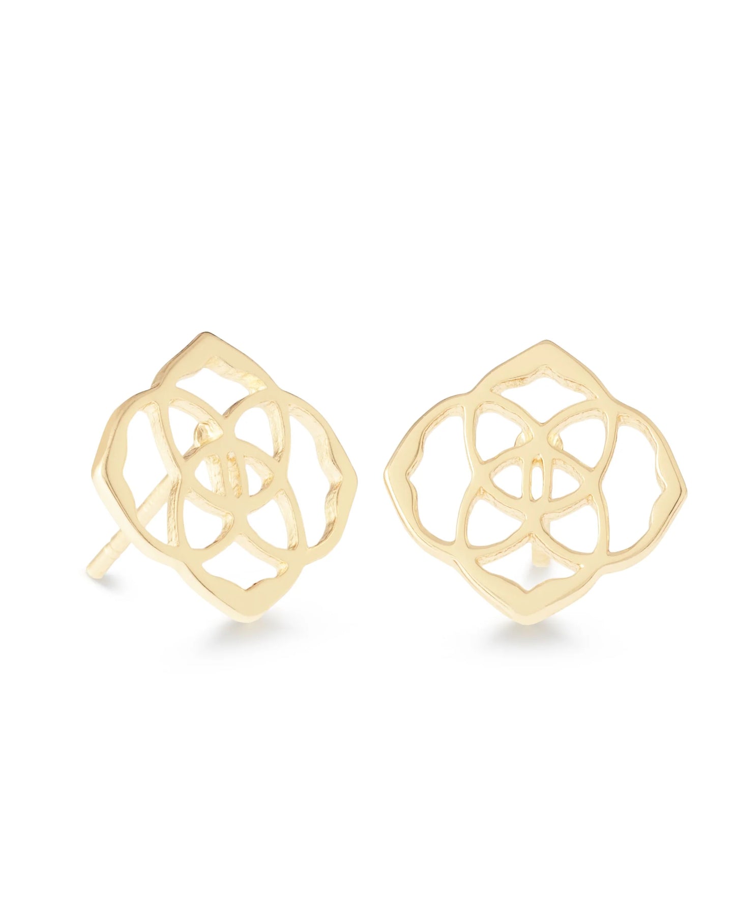 KENDRA SCOTT Dira Stud Earrings Gold Metal