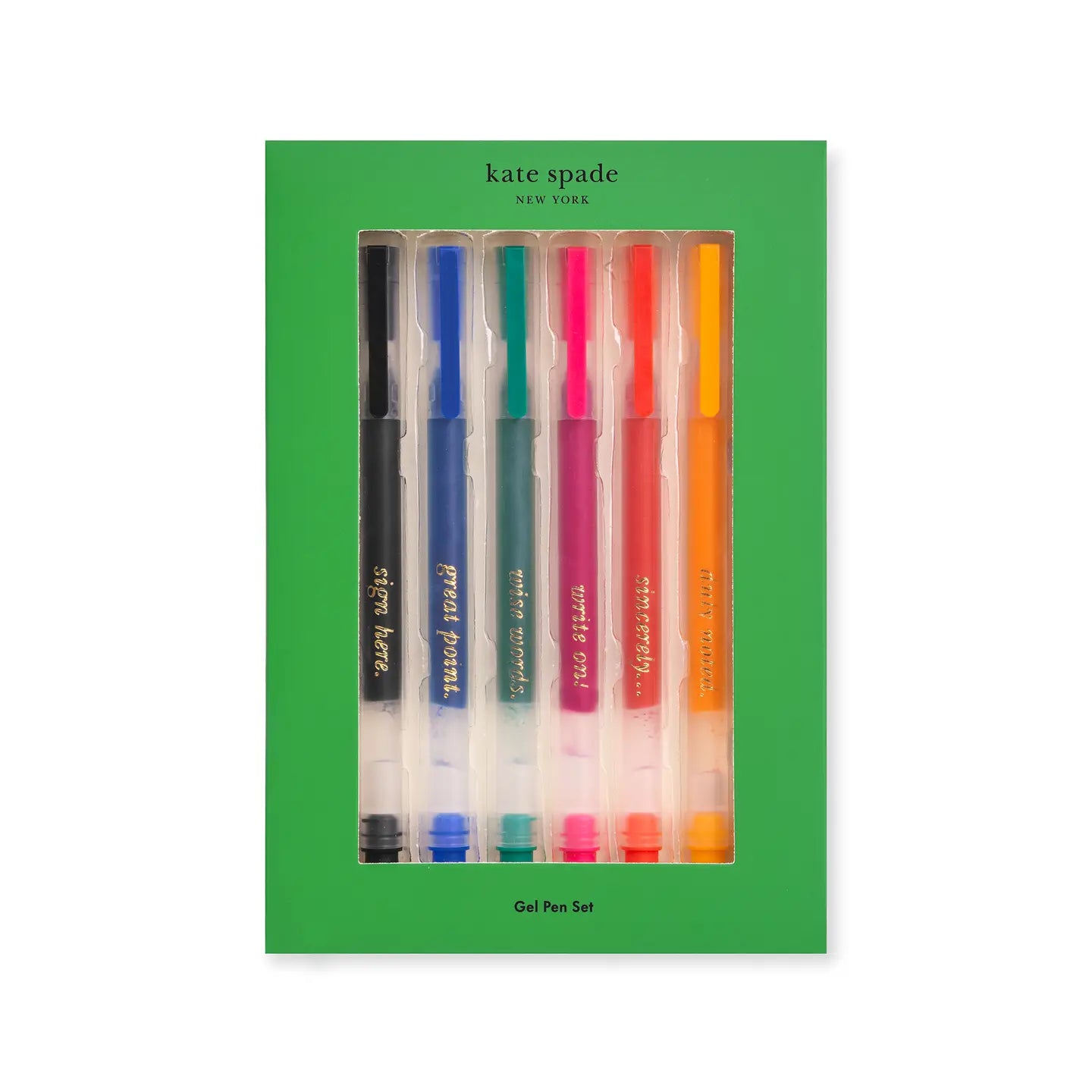 Kate Spade Gel Pen Set, Colorblock