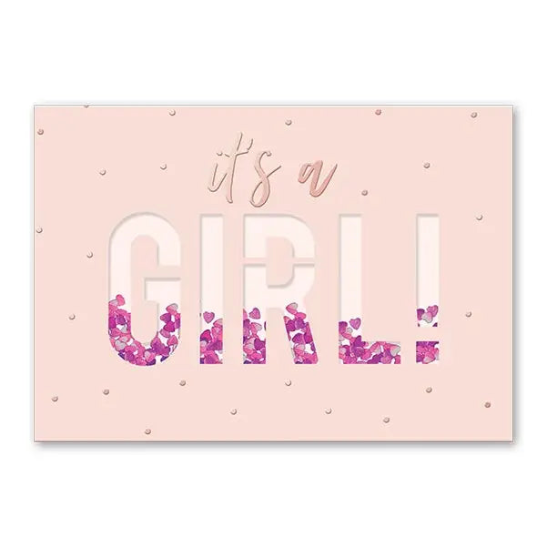 Greeting Card -It's Floral Girl