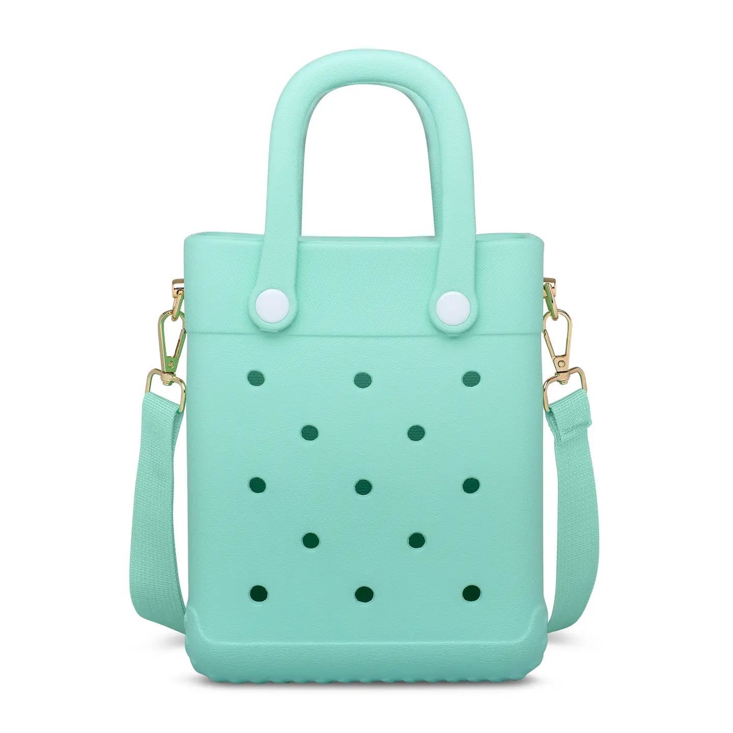 Mint Charm Summer Beach Mini Tote Bag For Girls and Women