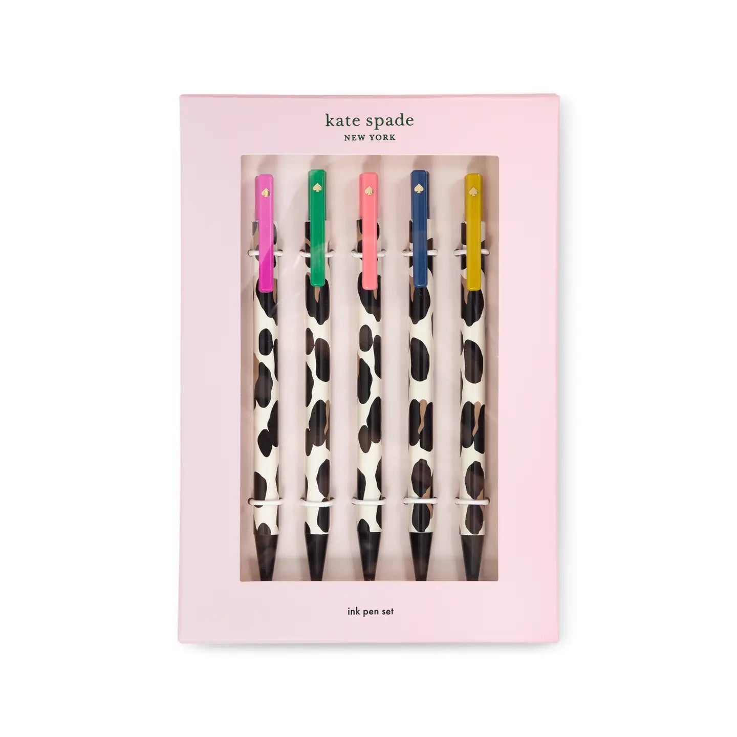 Kate Spade Click Pen Set of 5, Forest Feline