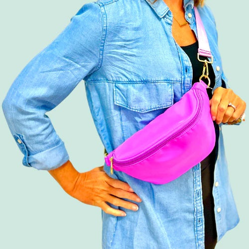 Nylon Colorful Fanny Pack - Hip - Bum Bag