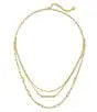 Addison Triple Strand Necklace
