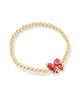 KENDRA SCOTT Haley Bow Gold Stretch Bracelet