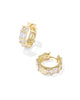 KENDRA SCOTT Jamie Gold Huggie Earrings