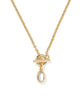 KENDRA SCOTT Mini Elisa Toggle Gold Short Pendant Necklace