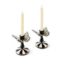 Courtly Check Tall Butterfly Candlesticks, Set of 2