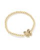 KENDRA SCOTT Haley Bow Gold Stretch Bracelet