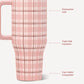 Pillow Talk Plaid HydroJug 32 oz Traveler Tumbler