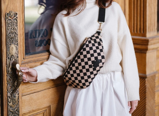 Avril Patterned Oversized Belt Bag