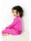 Korrie Pink Bamboo Ruffle Convertible Footie