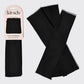 KITSCH Recycled Fabric Active Headbands 3pc Set- Black
