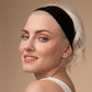 KITSCH Recycled Fabric Active Headbands 3pc Set- Black