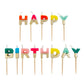 Rainbow Happy Birthday Candles | Cake Candle