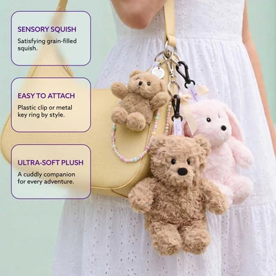 Curly Dog Warmies Mini Bag Charm